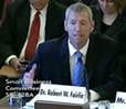 Robert Fairlie testifying before the U.S. Senate on the obstacles of minority small business owners
